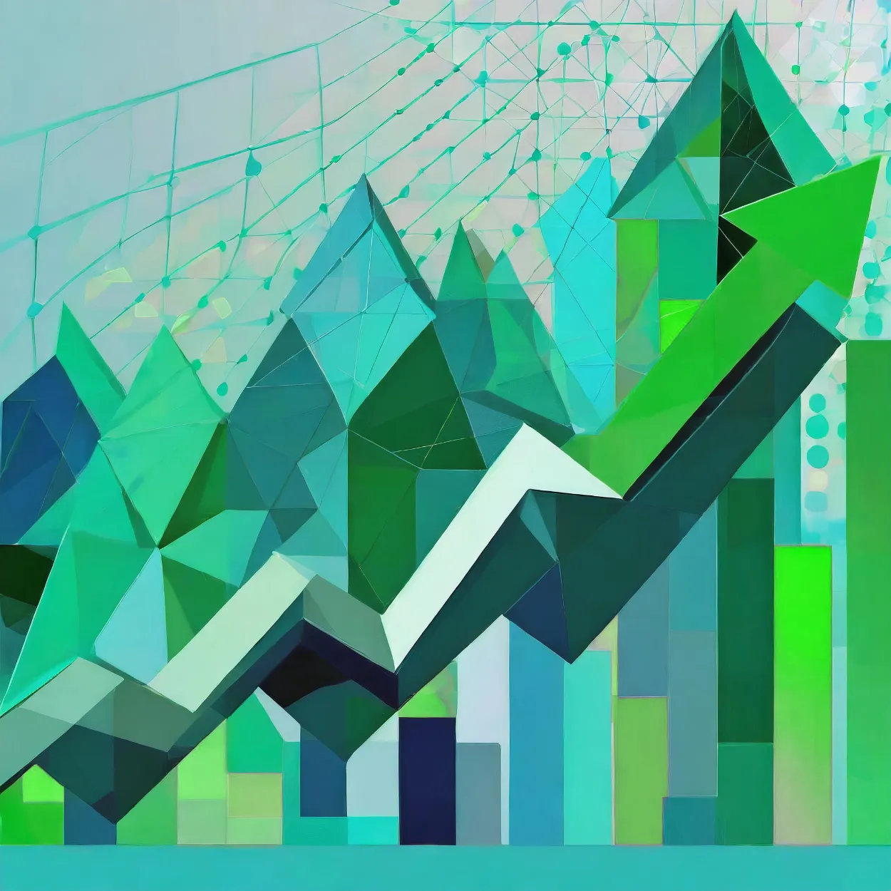 PTG Marketing; An abstract image symbolizing growth, efficiency, or improvement in web performance