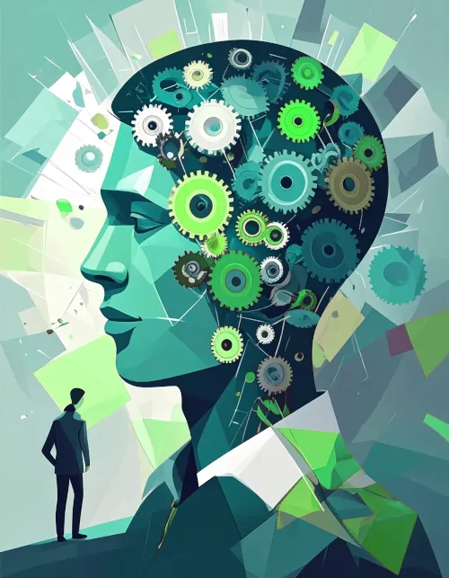 PTG-Marketing-Ideal-Customer-Avatar-Psychology-1000p PTG Marketing; A head with gears inside depicting the inner workings and psychology of an ICA.