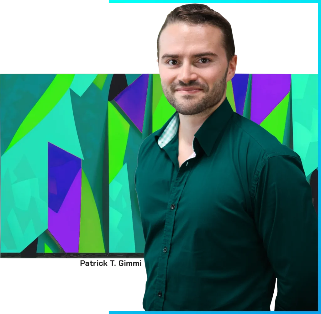 Portrait of PTG Marketing's founder, Patrick T. Gimmi - marketing strategy and consumer psychology expert.